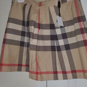 Burberry Girls Size 14 plaid skirt